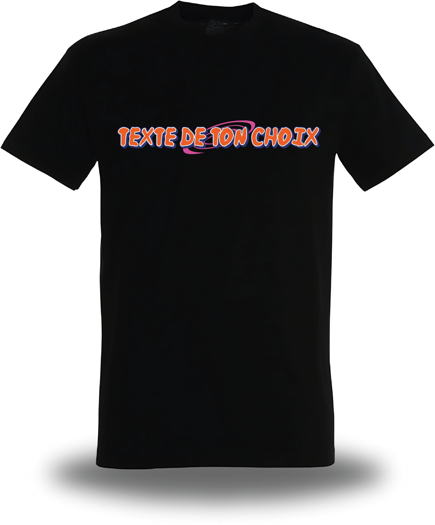 T-Shirt personnalise Naruto - personnalisation texte