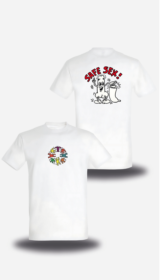 T-Shirt Keith Haring - Safe Sex