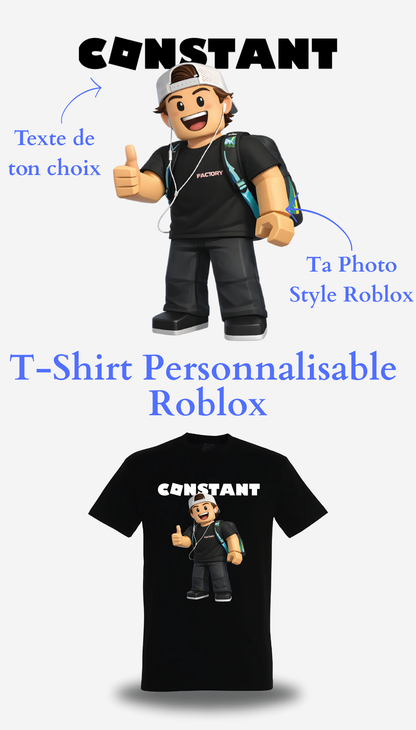 T-Shirt Roblox personnalisable