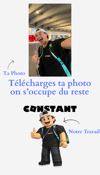 T-Shirt personnalisable roblox explication