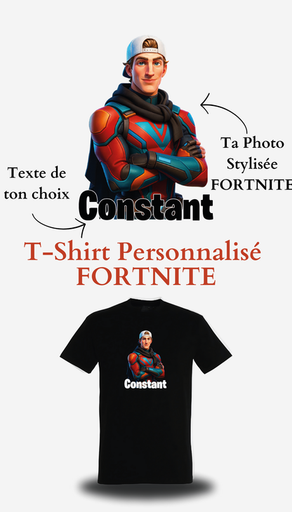 T-Shirt Fortnite personnalisable