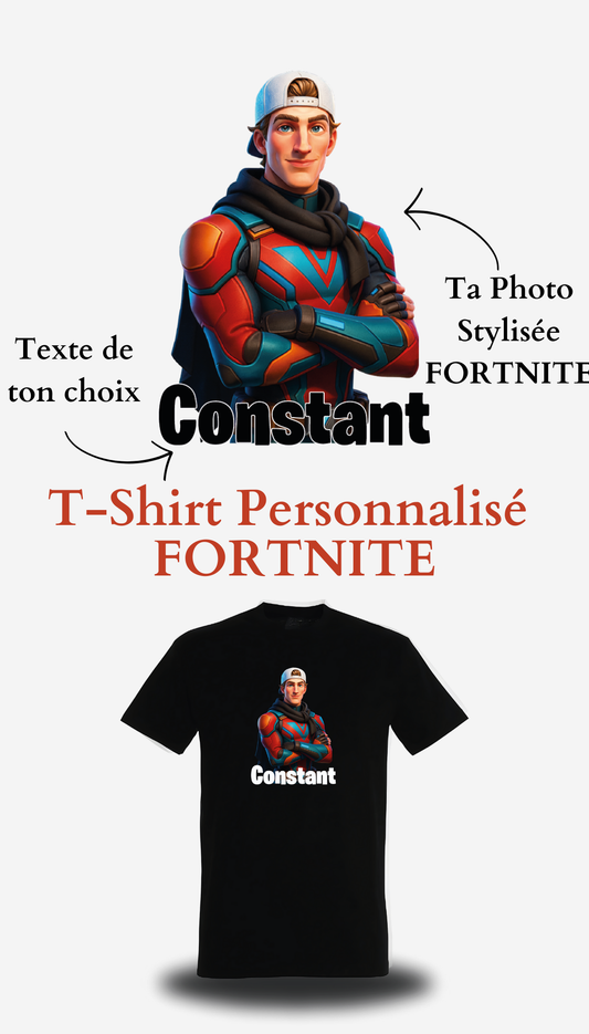 T-Shirt Fortnite personnalisable