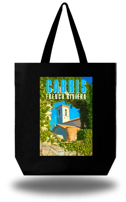 BOLSA DE TELA ciudad de Cabris - Riviera Francesa