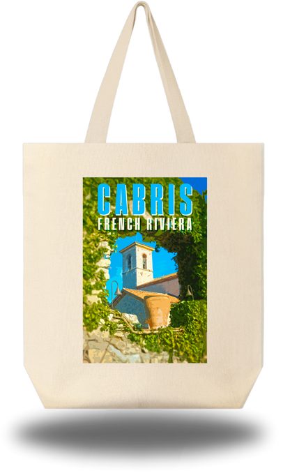 BOLSA DE TELA ciudad de Cabris - Riviera Francesa