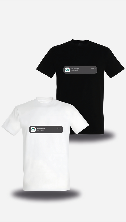 T-shirt test Cédric - Crédit Agricole