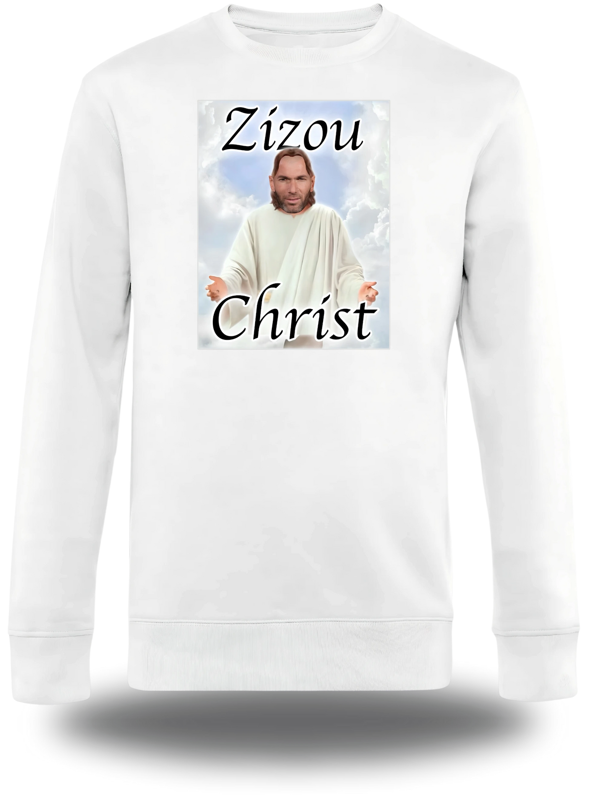 Sweatshirt Zizou Christ - Zidane Sélectionneur Équipe de France