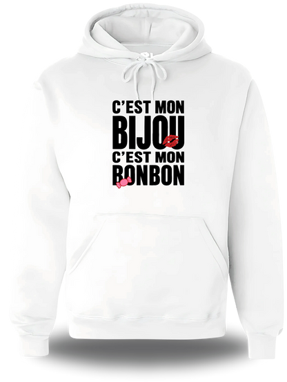 Sweatshirt c'est mon Bijou c'est mon Bonbon