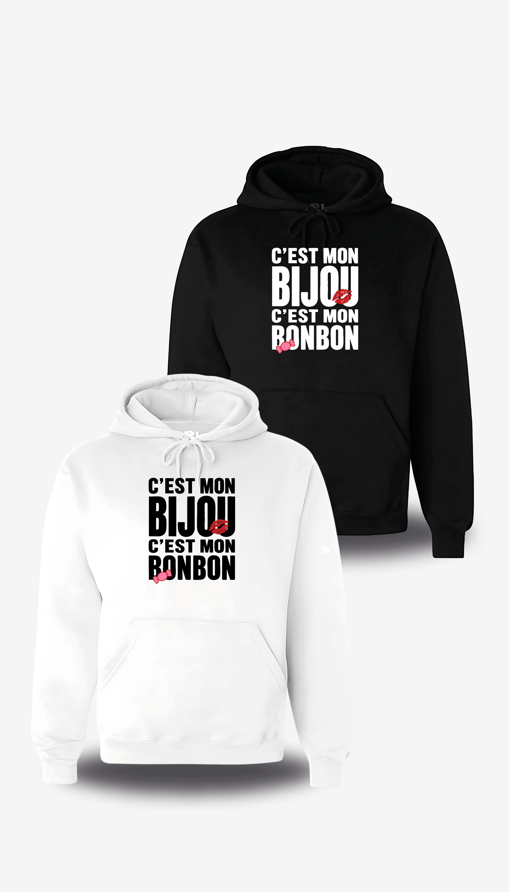 Sweatshirt c'est mon Bijou c'est mon Bonbon