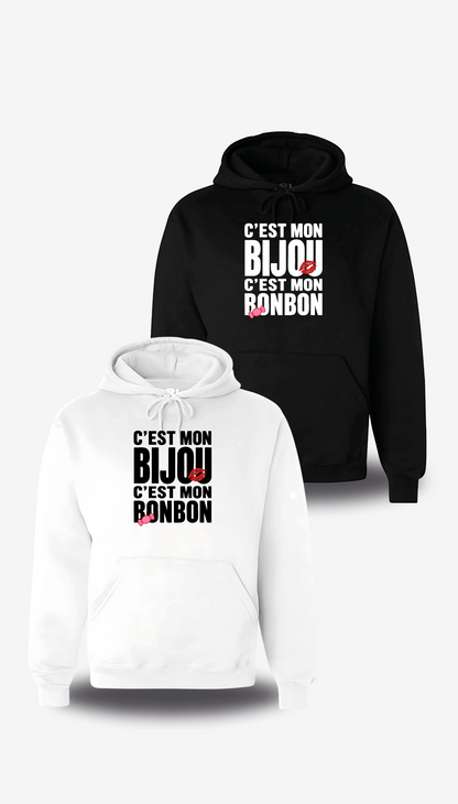 Sweatshirt c'est mon Bijou c'est mon Bonbon