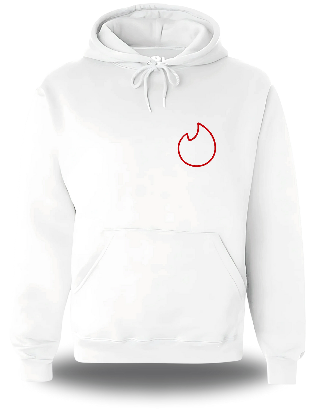 Sweatshirt à capuche blanc If I Am Flirting With You Please Cooperate vu de face, design humour, humour beauf, humour hot