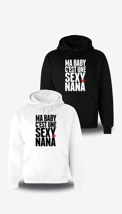 Sweatshirt Ma Baby c'est une Sexy Nana