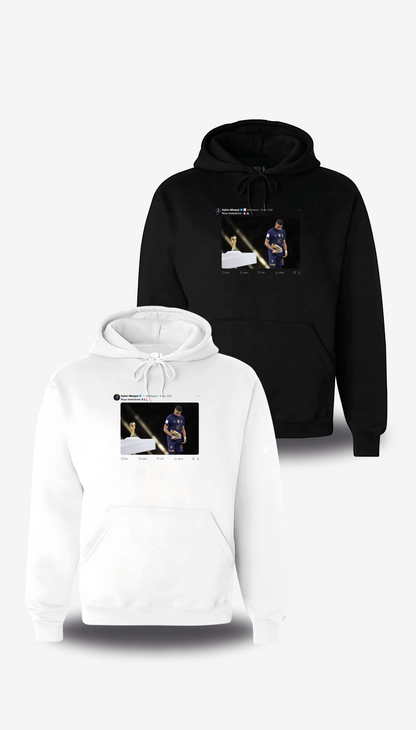 Sweatshirt Mbappé Tweet "Nous reviendrons"
