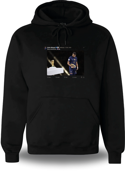 Sweatshirt Mbappé Tweet "Nous reviendrons"