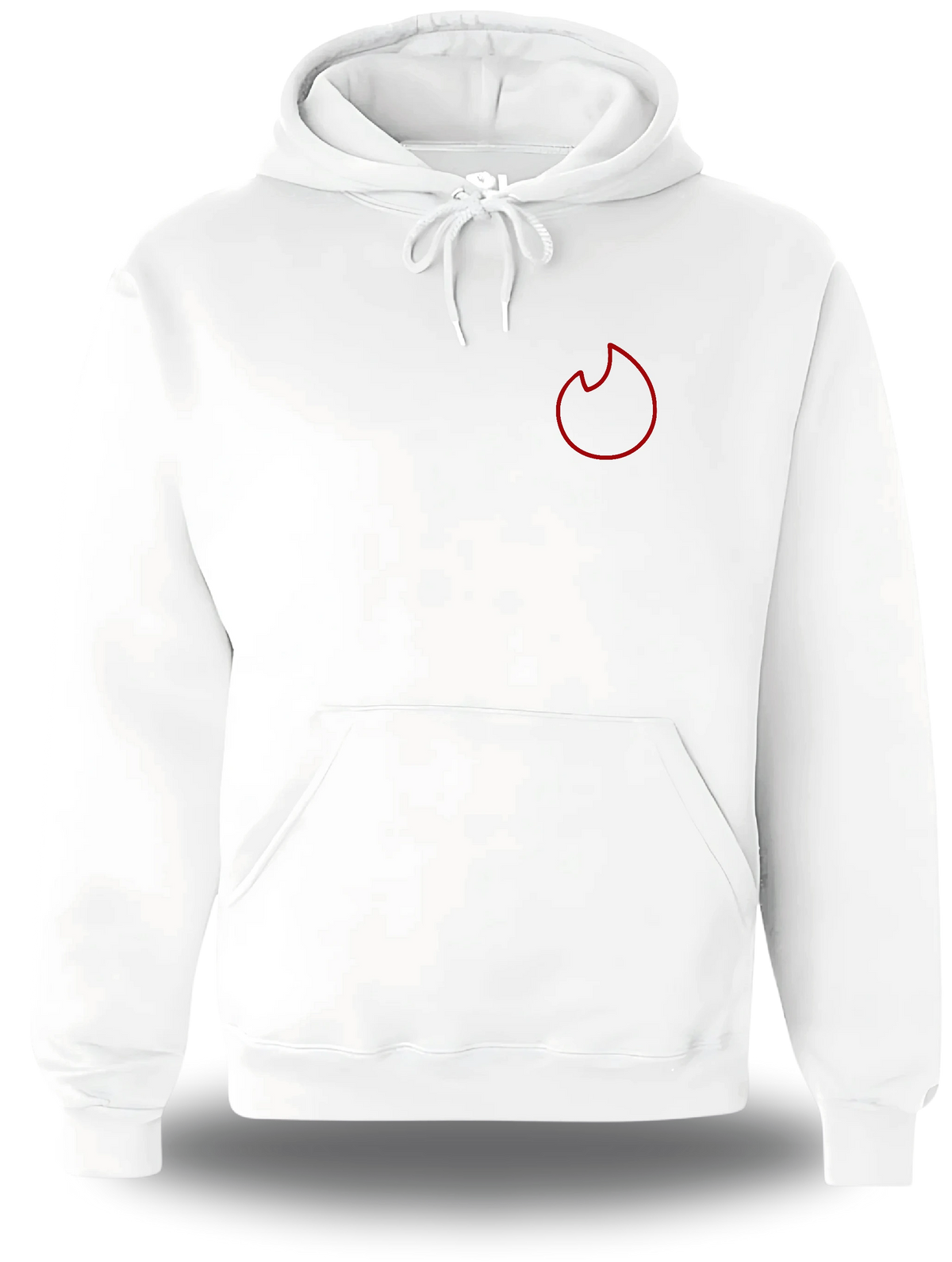 Sweatshirt à capuche blanc Mon Ere Dating Est Terminée vu de face, design humour, amour, punch, humour beauf