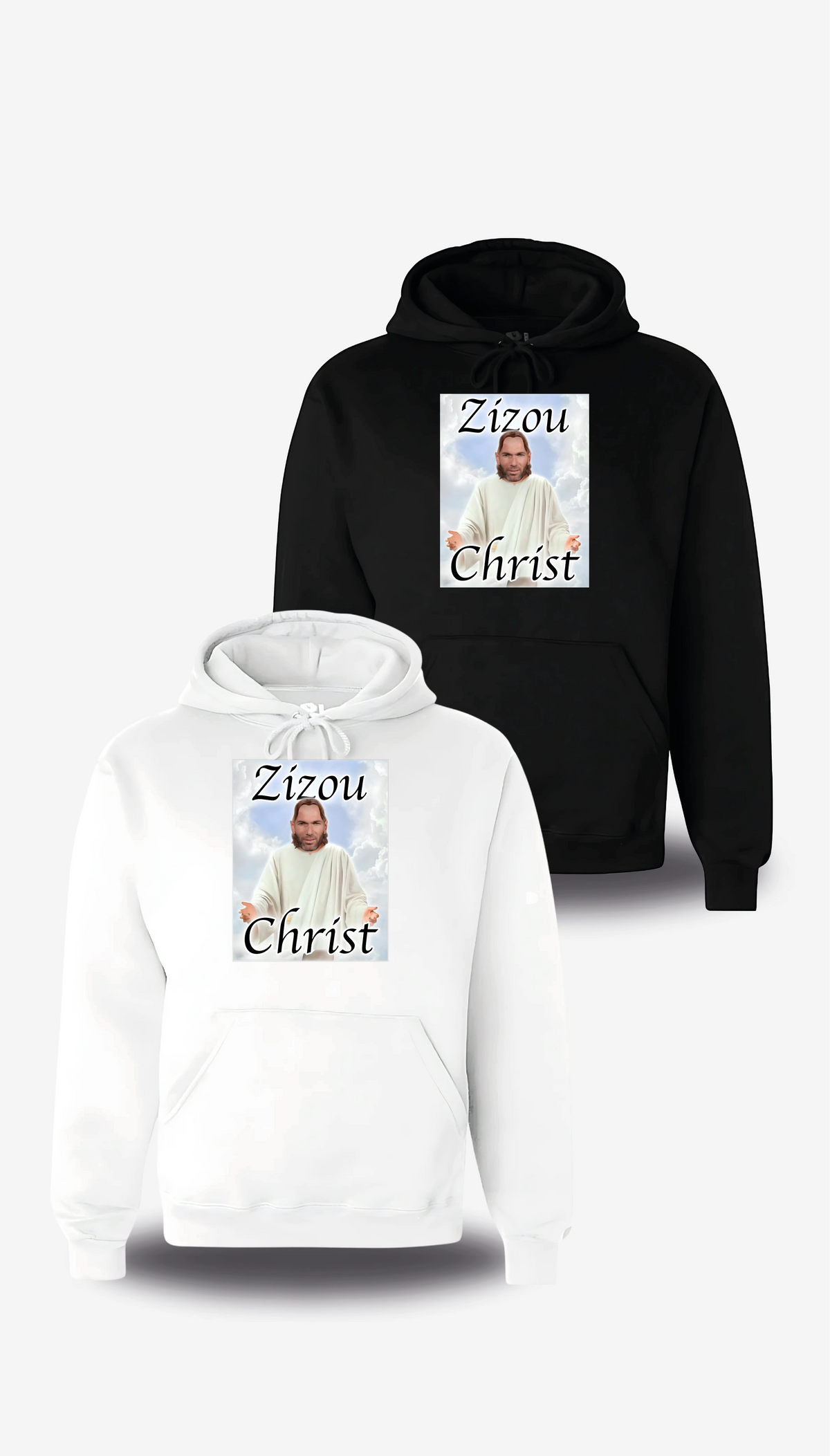Sweatshirt Zizou Christ - Zidane Sélectionneur Équipe de France