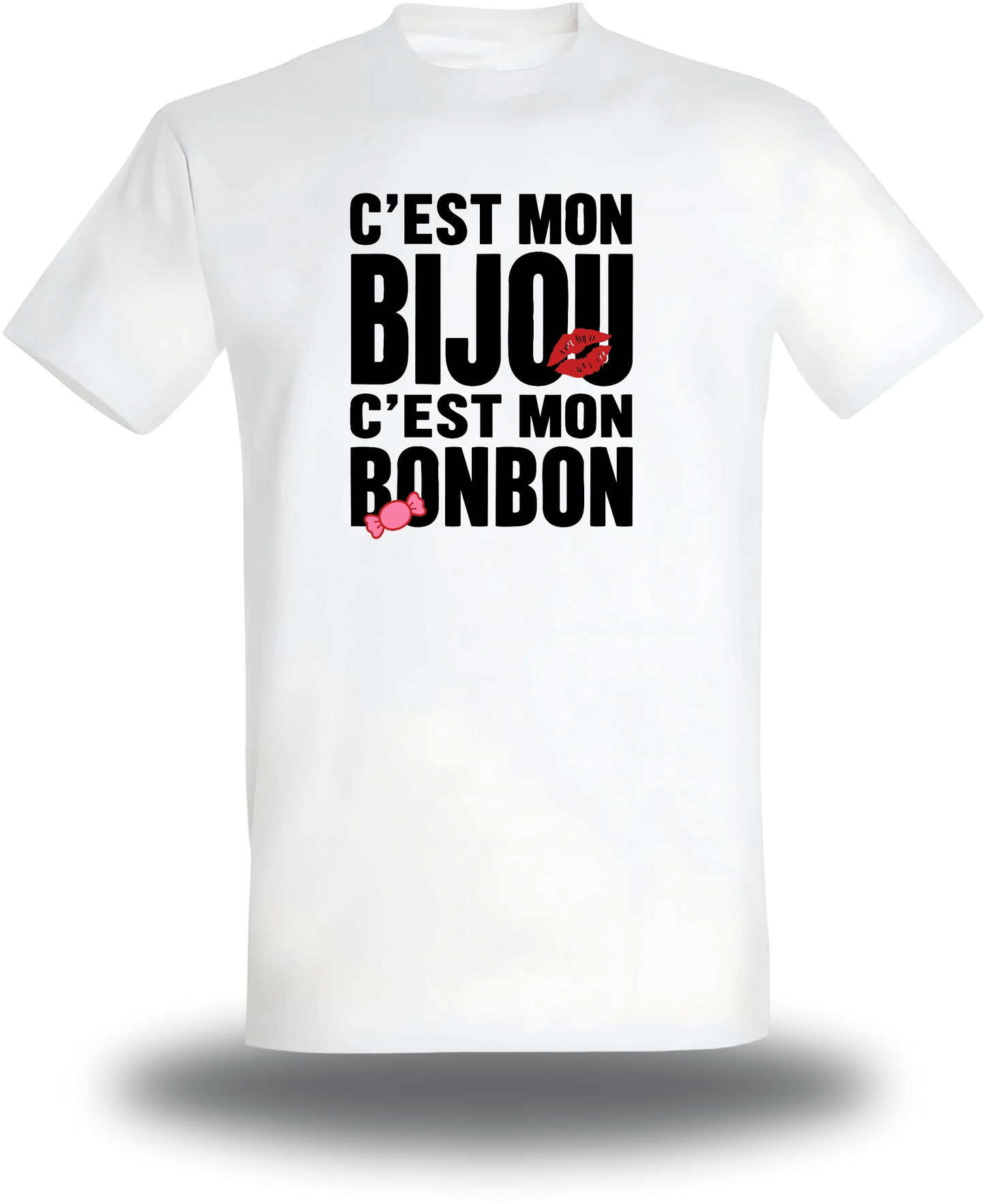 T-shirt c'est mon Bijou c'est mon Bonbon