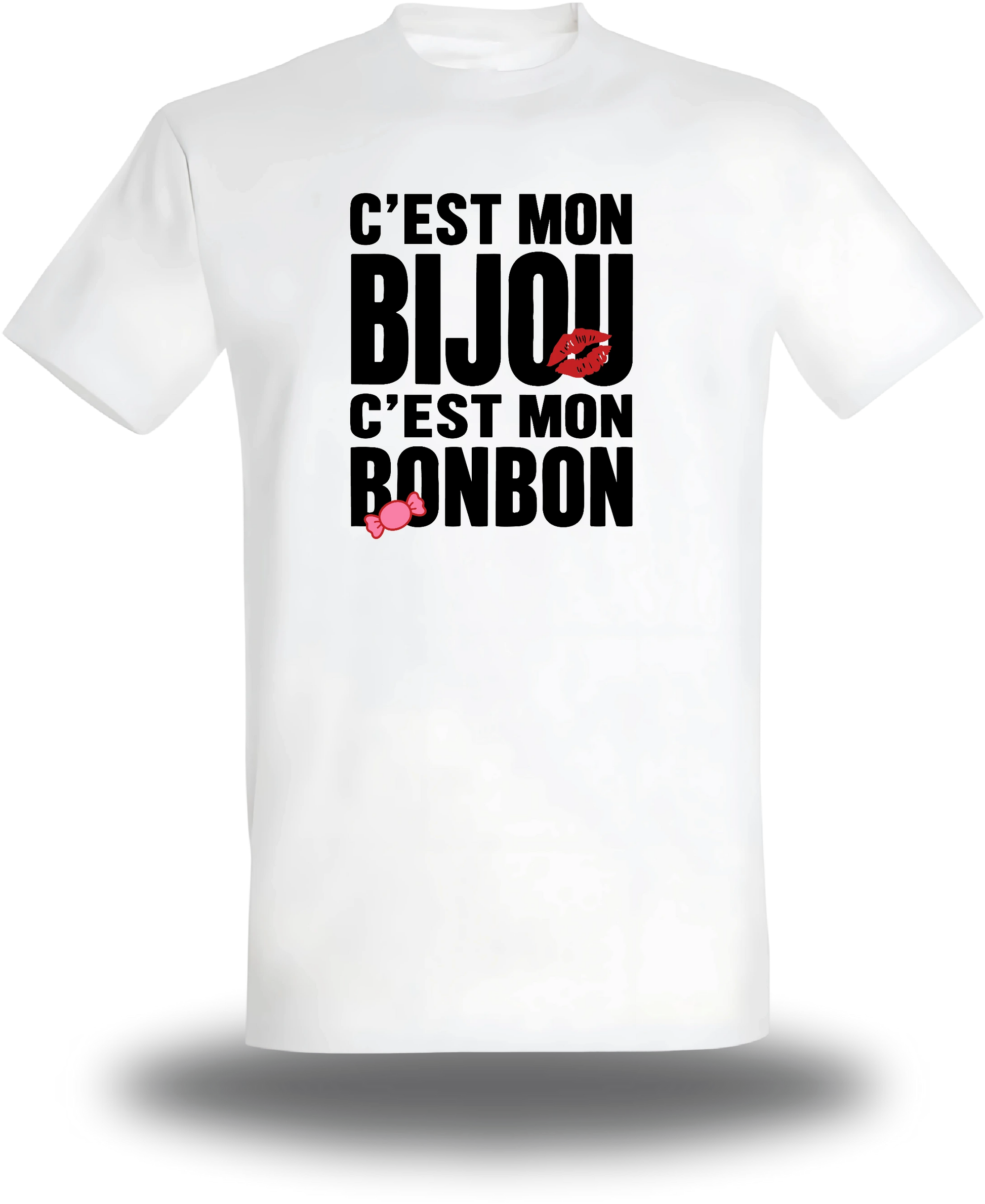 T-shirt c'est mon Bijou c'est mon Bonbon