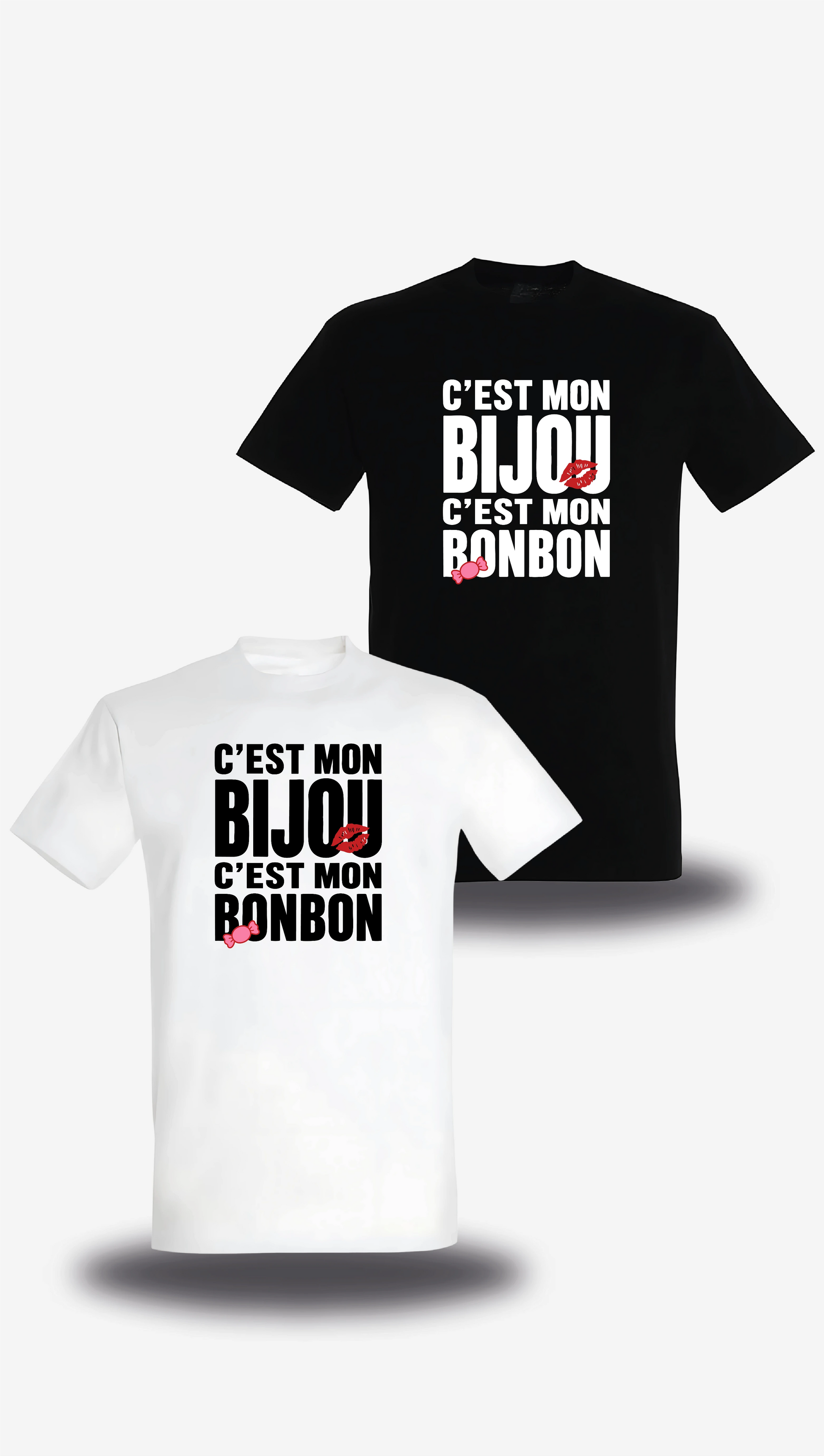 T-shirt c'est mon Bijou c'est mon Bonbon