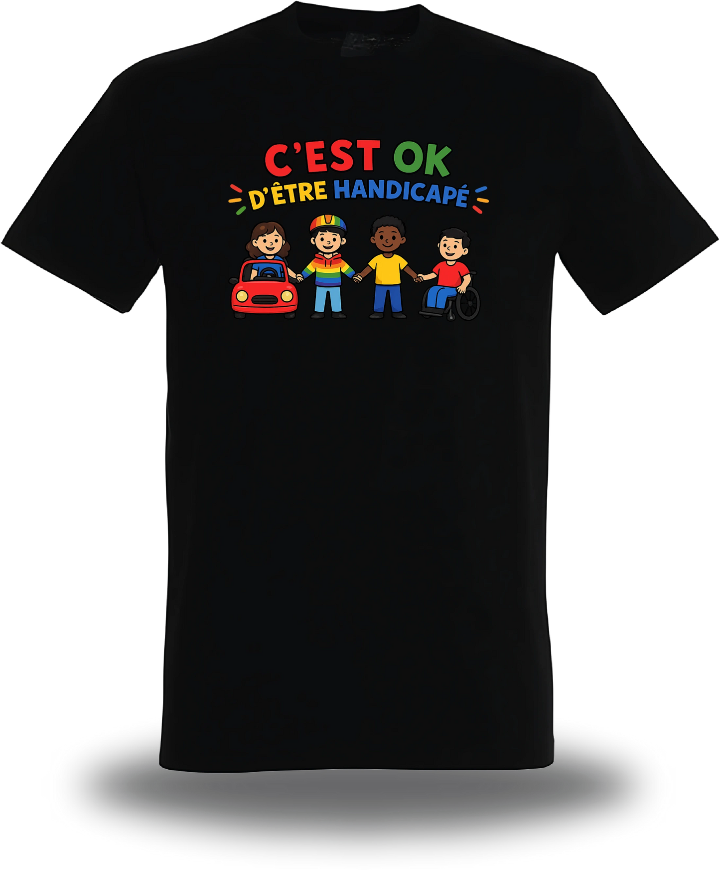 T-shirt c'est ok d'être handicapé