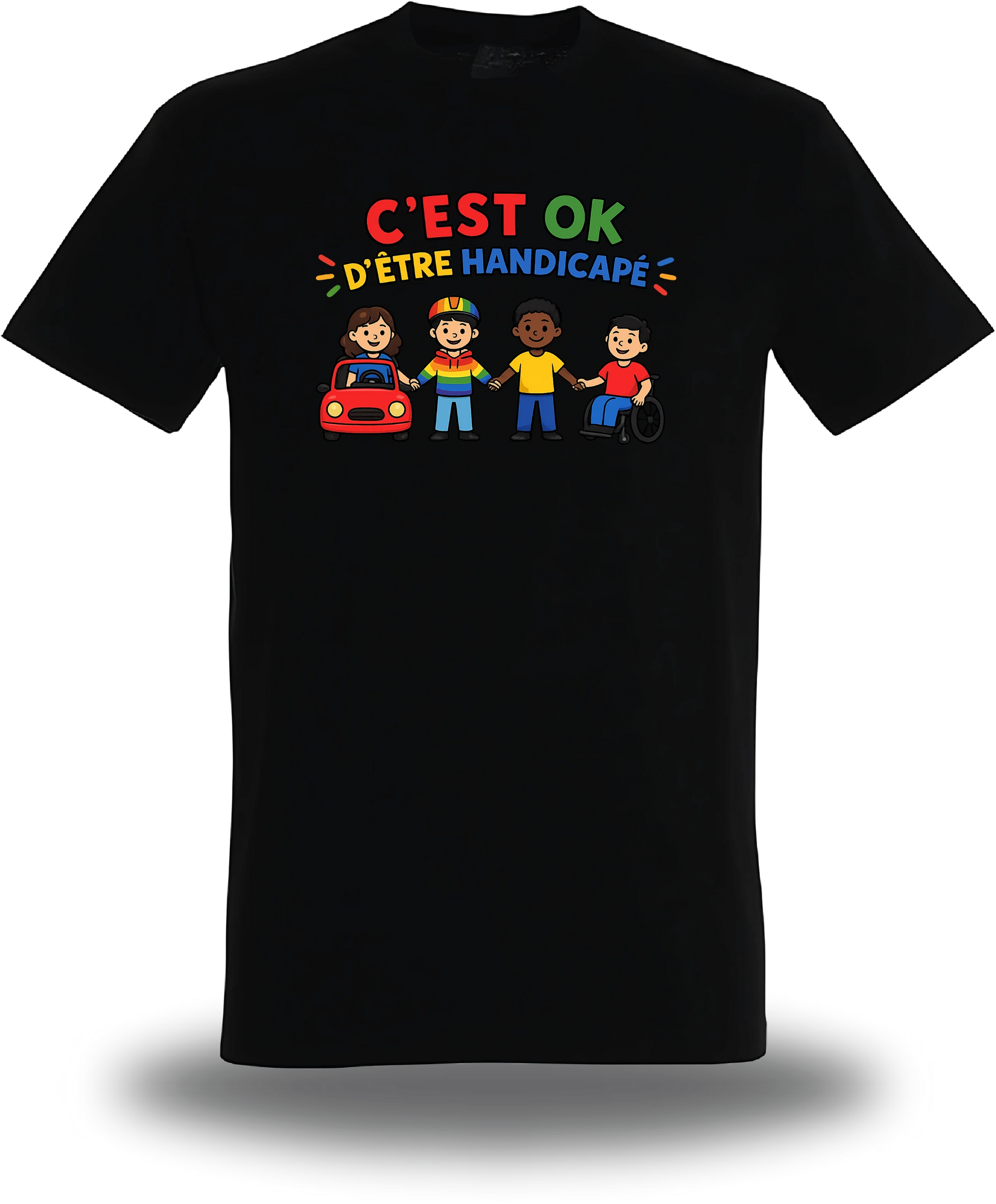 T-shirt c'est ok d'être handicapé
