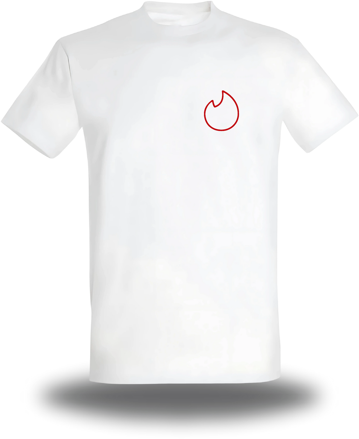 T-shirt blanc If I Am Flirting With You Please Cooperate vu de face, design humour, humour beauf, humour hot, hot