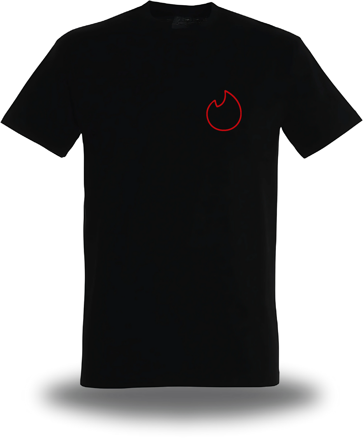 T-shirt noir If I Am Flirting With You Please Cooperate vu de face, design humour, humour beauf, humour hot, hot