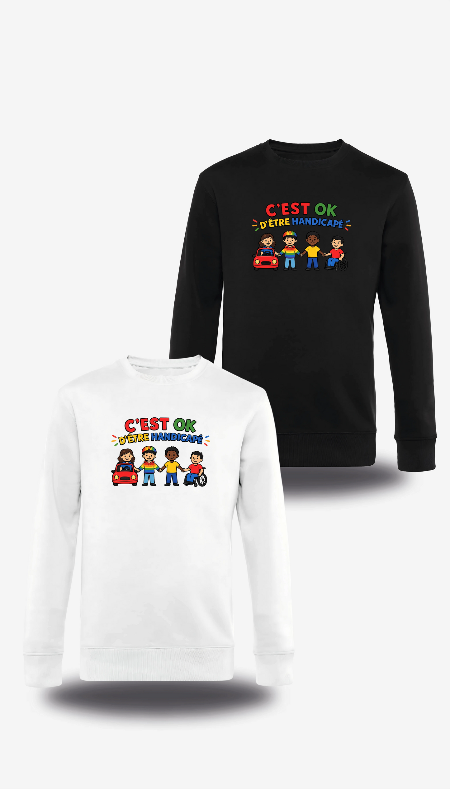 T-shirt c'est ok d'être handicapé