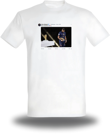 T-shirt Mbappé Tweet "Nous reviendrons"