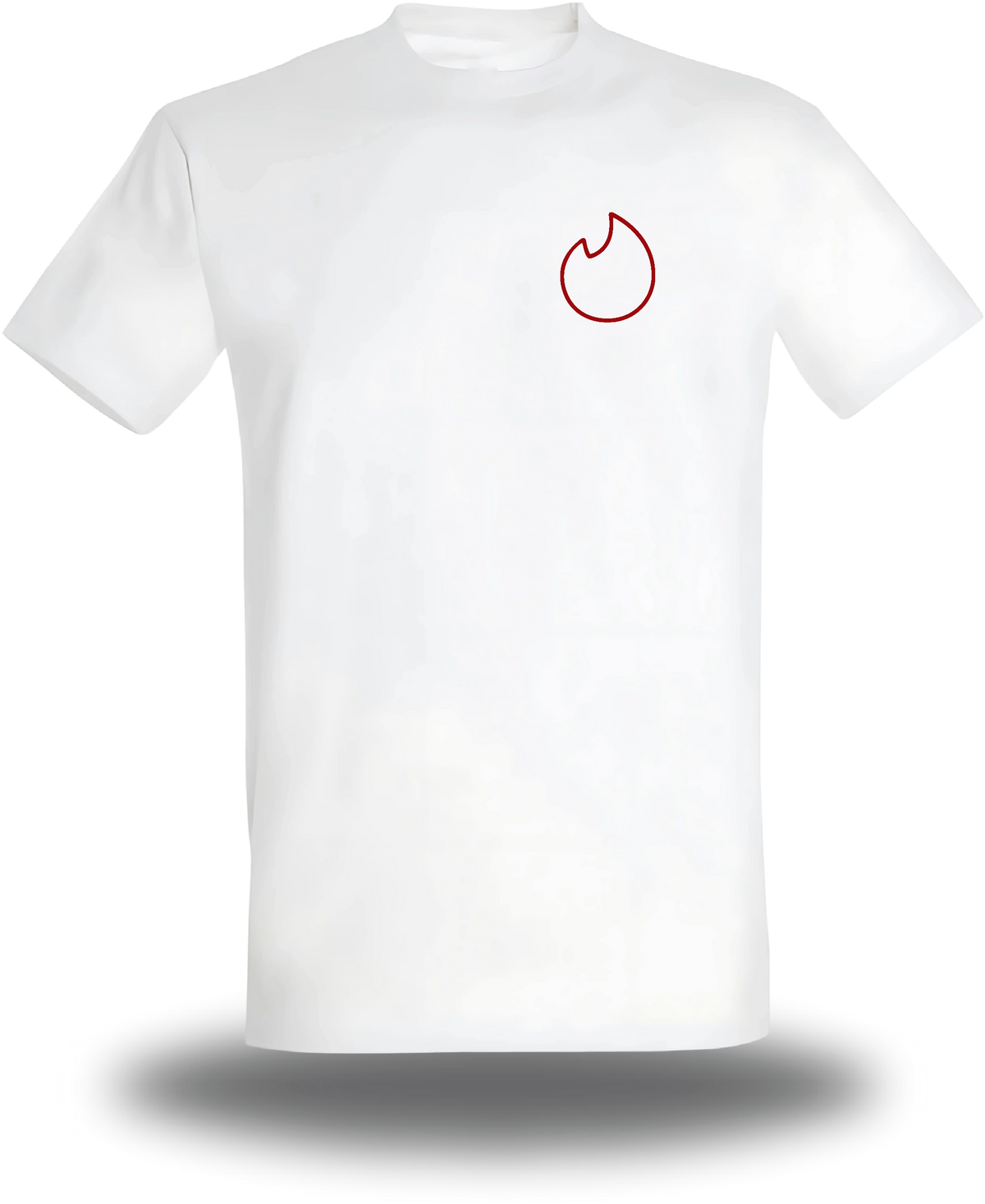 T-shirt blanc Mon Ere Dating Est Terminée vu de face, design humour, amour, punch, humour beauf