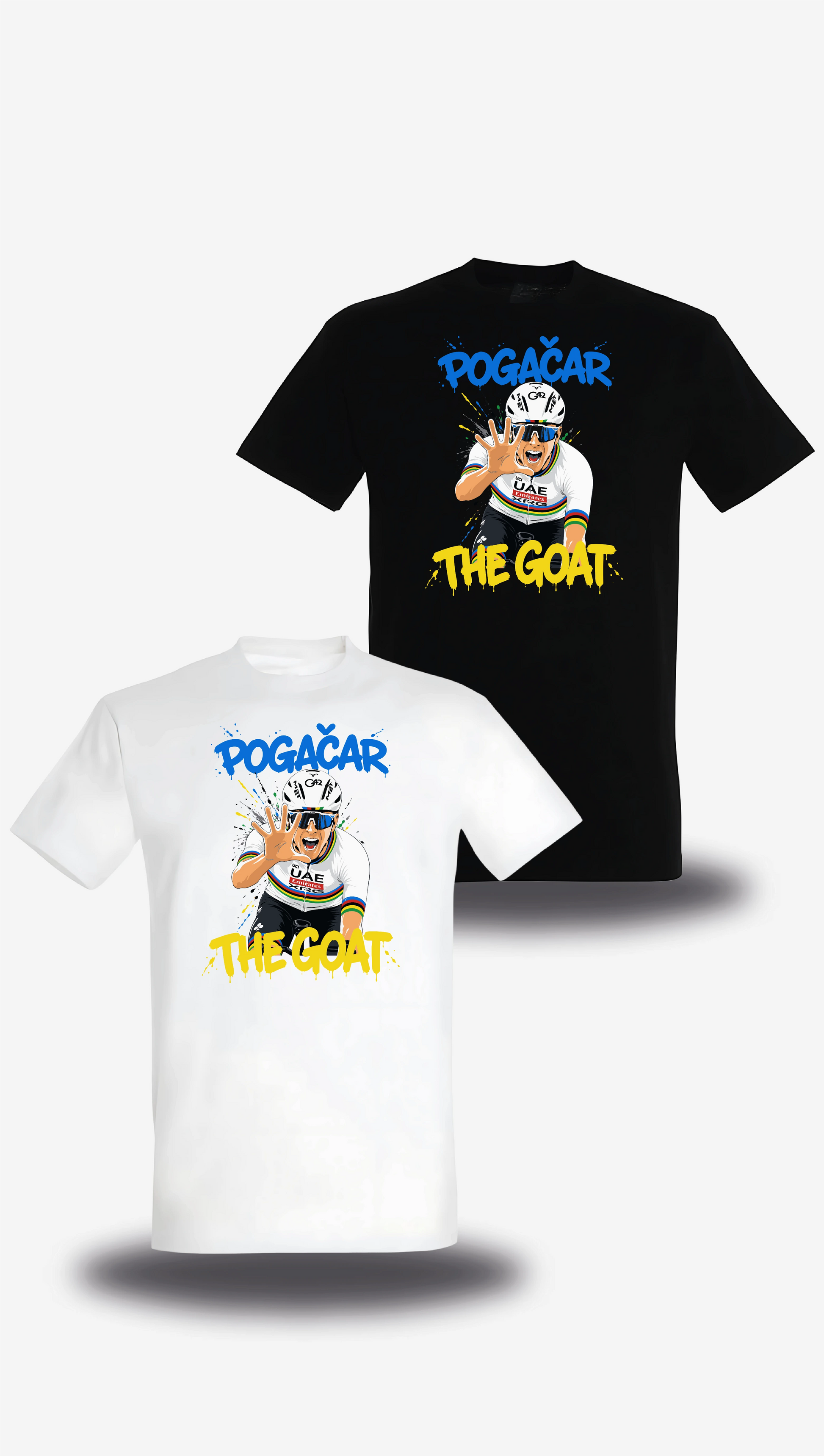 T-shirt Pogacar - The Goat