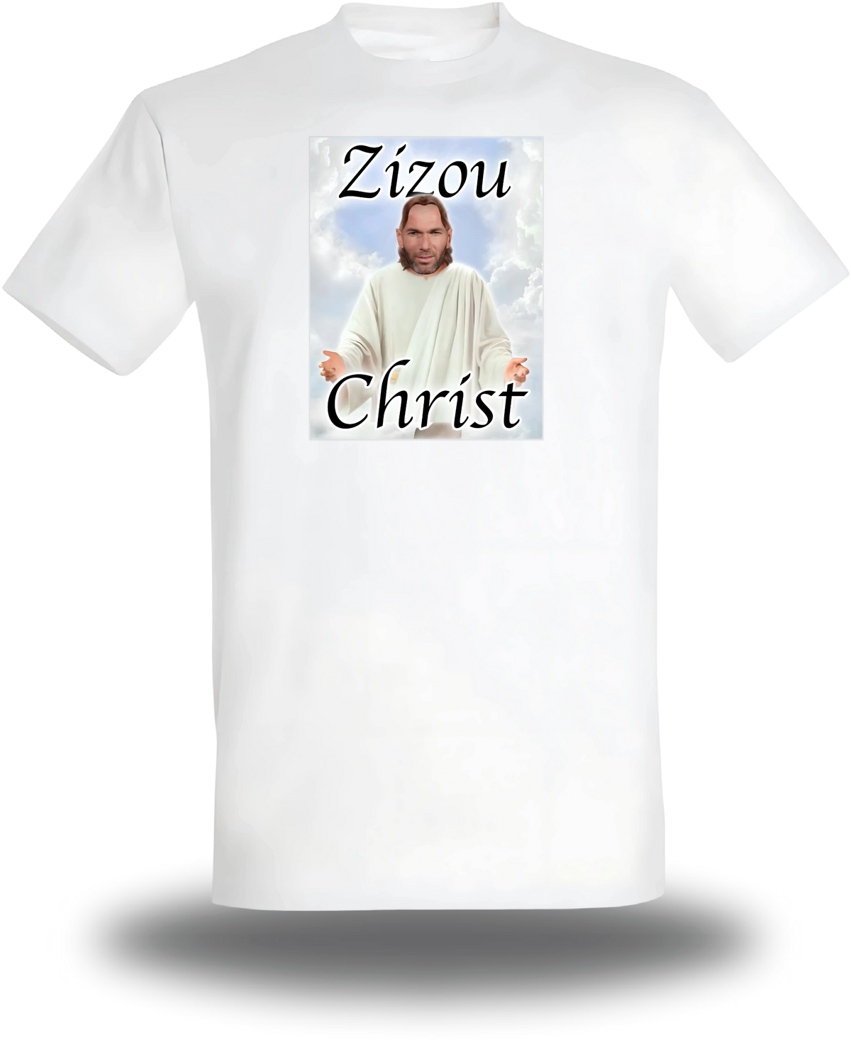 T-shirt Zizou Christ - Zidane Sélectionneur Équipe de France