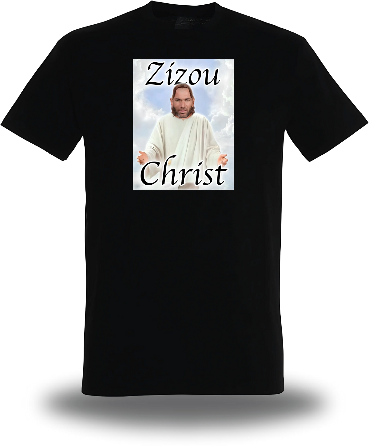 T-shirt Zizou Christ - Zidane Sélectionneur Équipe de France
