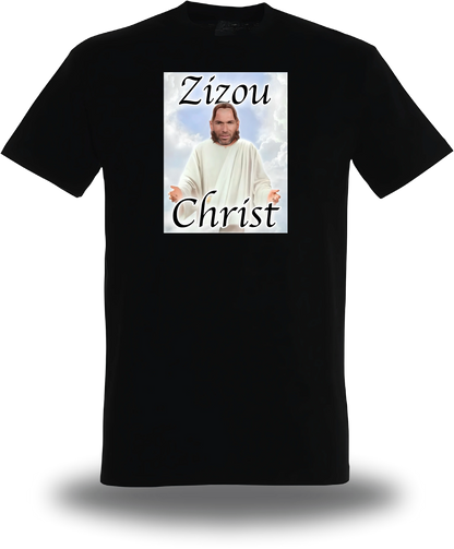 T-shirt Zizou Christ - Zidane Sélectionneur Équipe de France